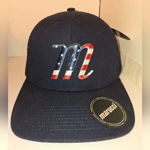 New Marucci Hat Snapback  Adult Size Blue Baseball Adjustable
